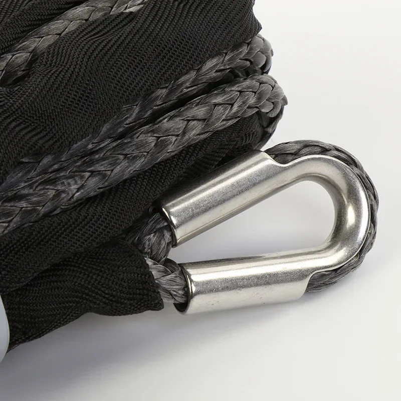 26mx9mm Tow Strap Extension 26500 LBS, Synthetic Recovery Cable Winch Rope Line ATV UTV 4WD Tow Rope 4x4 Offroad Accessories