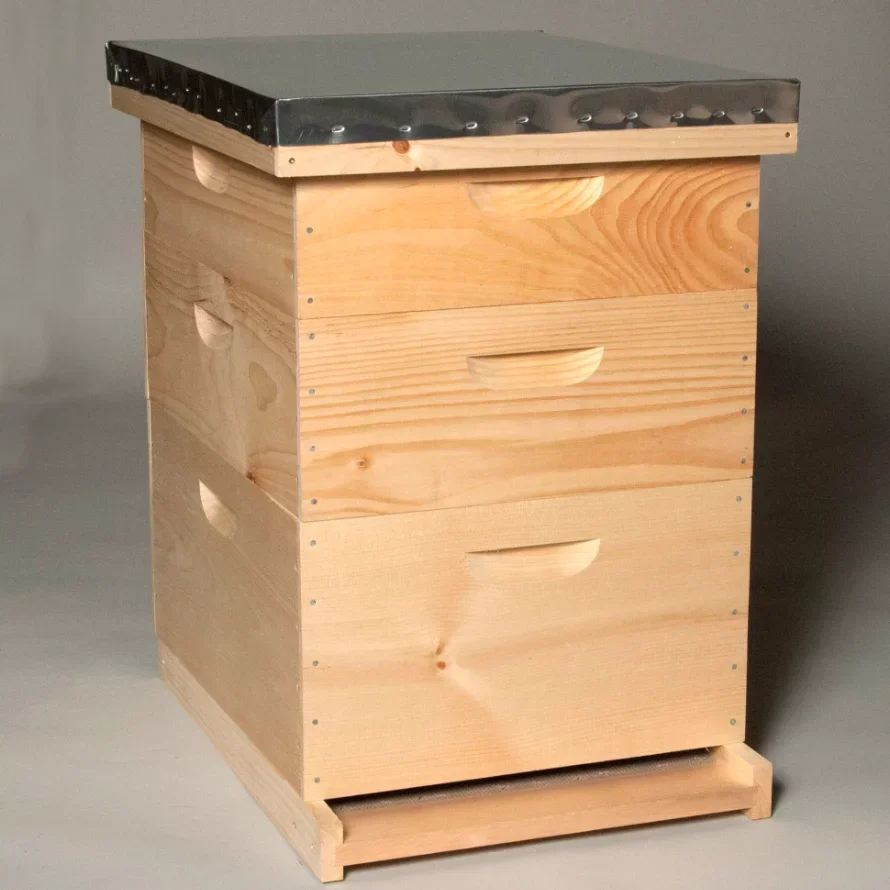 2024 Pine beehive 8 10 frame bee hive langstroth