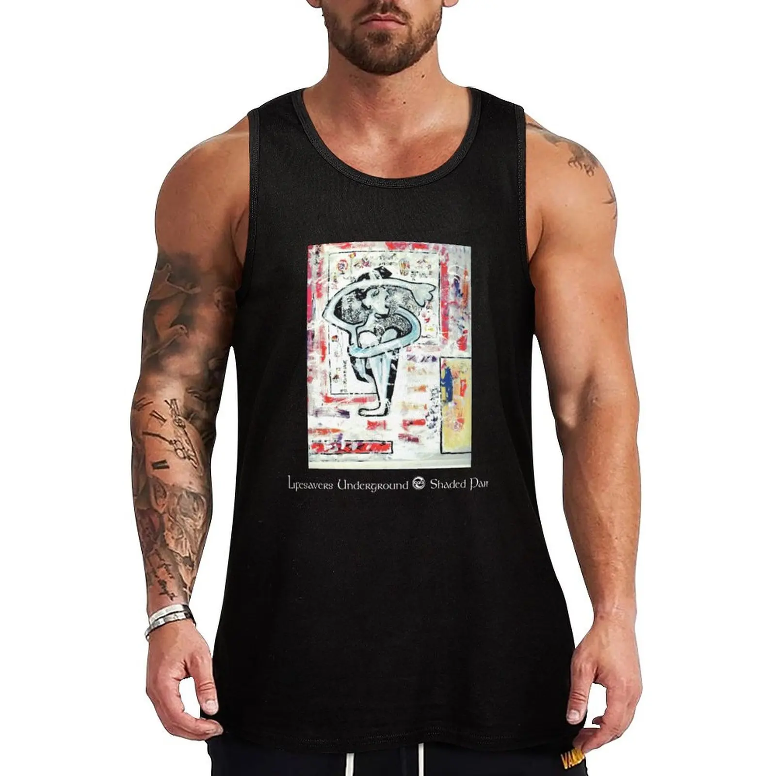 Lifesavers Underground - Shaded Pain Tank Top Men's sports t-shirt Men's summer clothes 2024