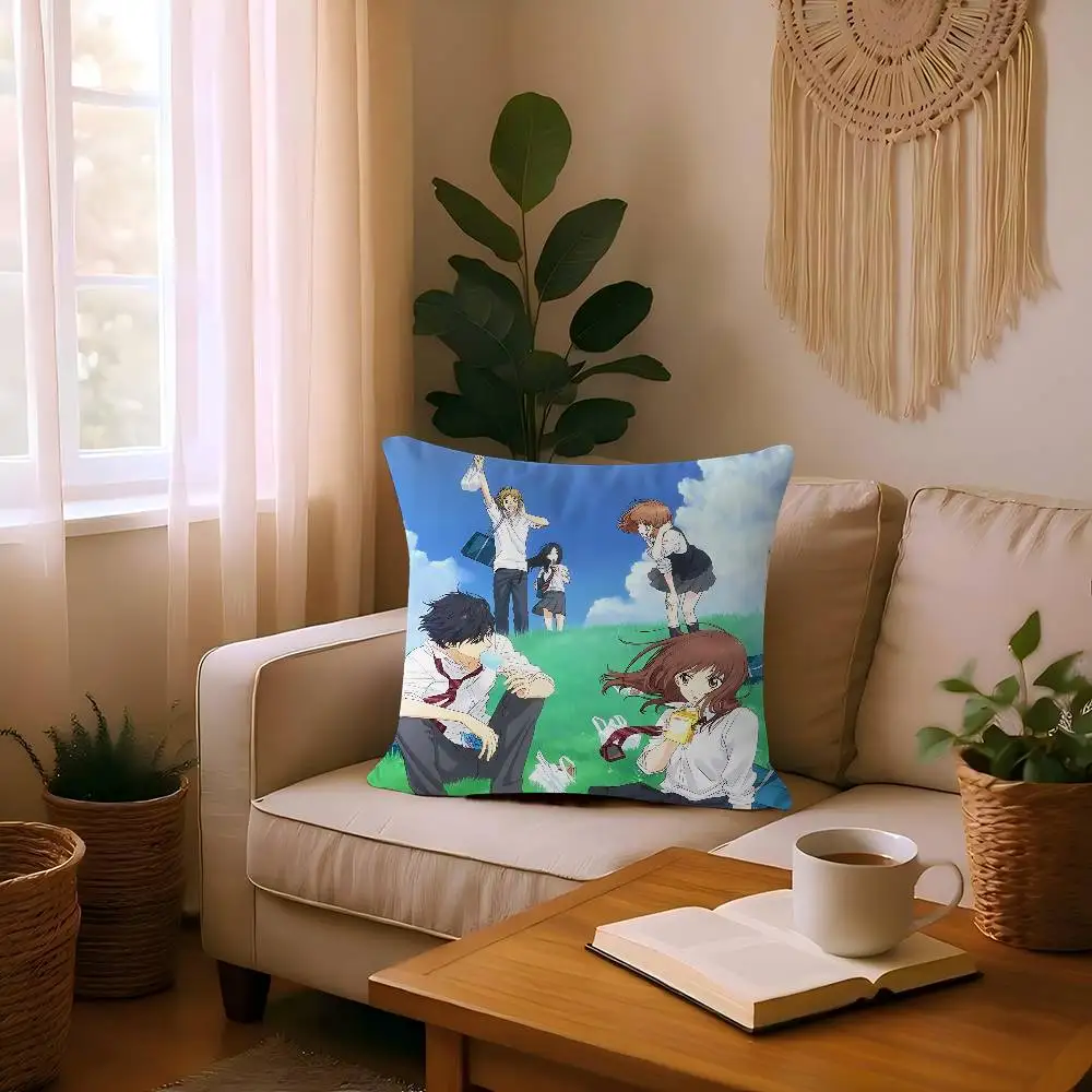 

A-Ao H-Haru R-Ride Anime Cushion Cover Pillowcase Upholstery Sofa Throw Pillow Home Decor Pillowcas