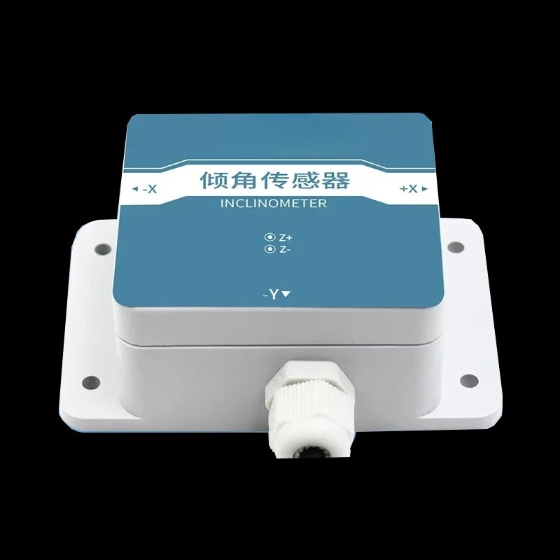 UBIS-63  three axis inclinometer analog angle measurement inclination sensor accuracy 0.05 °  RS485 IP65 ABS shell 5-30V