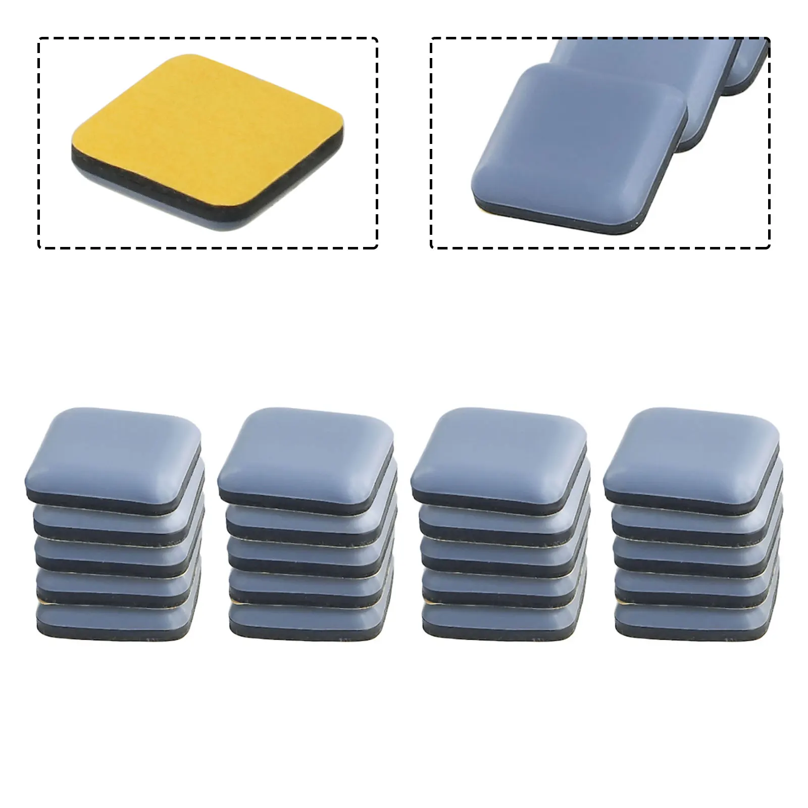 For Furniture Easy Movers Furniture Sliders For Static Furniture For Static Furniture Practical 20pcs High Quality New