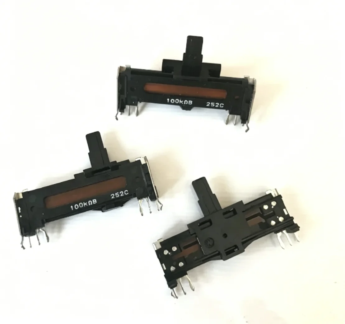 Japan 35mm linear slide potentiometer, recorder tuning fader, treble and bass adjustment potentiometer10 pcs