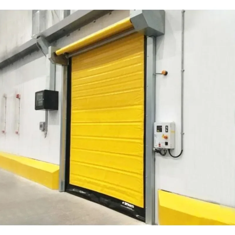 Customizable PVC Fast rolling door Automatic sensor Refrigerator Lifting door Dust-free Purification Insulation