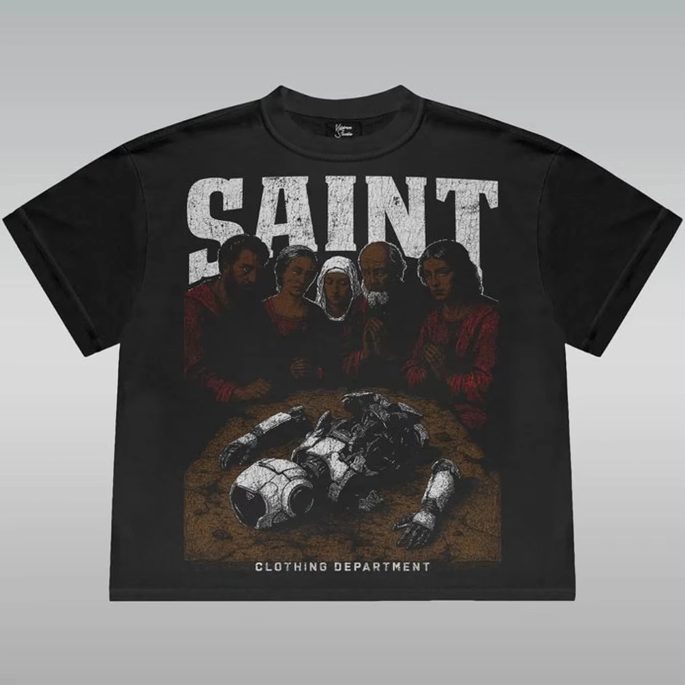 Men'S Tee - Saint Design - Everyday Clothing Men Clothing Graphic T Shirts