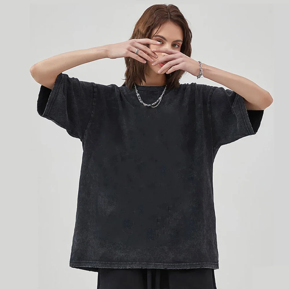 غسلها فرنسا مغني الراب يوليو شعار تي شيرت النساء الرجال المتضخم الصيف تي شيرتات قطن Harajuku المتضخم عادية الذكور الإناث تي شيرت