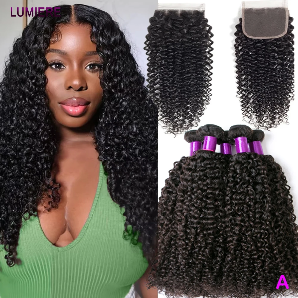 

Афро-кудрявые глубокие вьющиеся пучки человеческих волос с застежкой спереди HD Прозрачные 3/4 пучки Наращивание волос оптом 18A