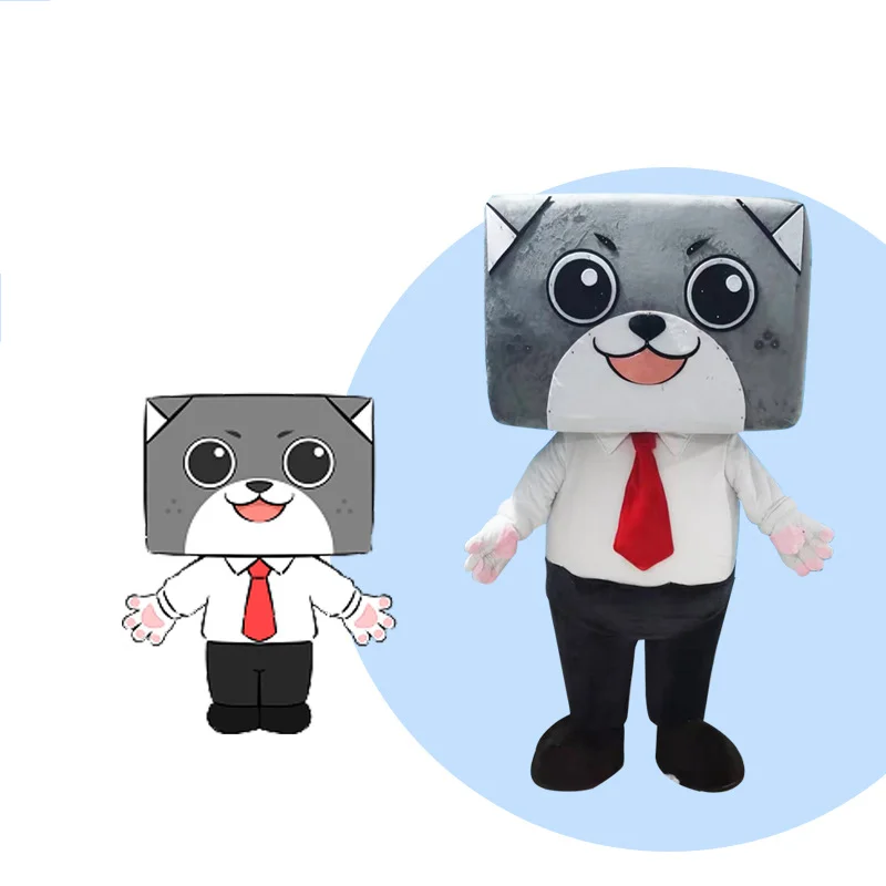 Индивидуальный кукольный костюм, персонализированный мультяшный костюм для ходьбы, женский костюм, персонализированный костюм компании