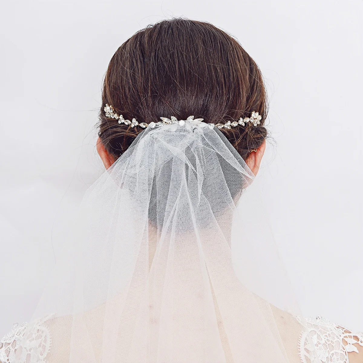 Bandes de cheveux en cristal élégantes pour femmes, serre-tête de mariée avec peigne, bijoux, accessoires pour cheveux