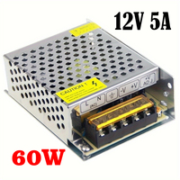 5A 12V Power Supply AC DC Voltage Converter Universal Regulated Switch 12V Power Supply for LED Power Supply Regulated Switch