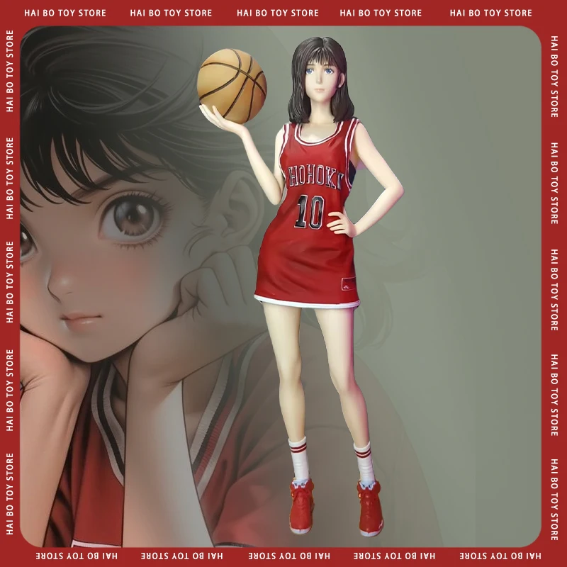 31cm Slam Dunk Figures Haruko Akagi Figure Basketball Goddess Pvc Model Gk Models Collection Desk Decoration Child Birthday Gift