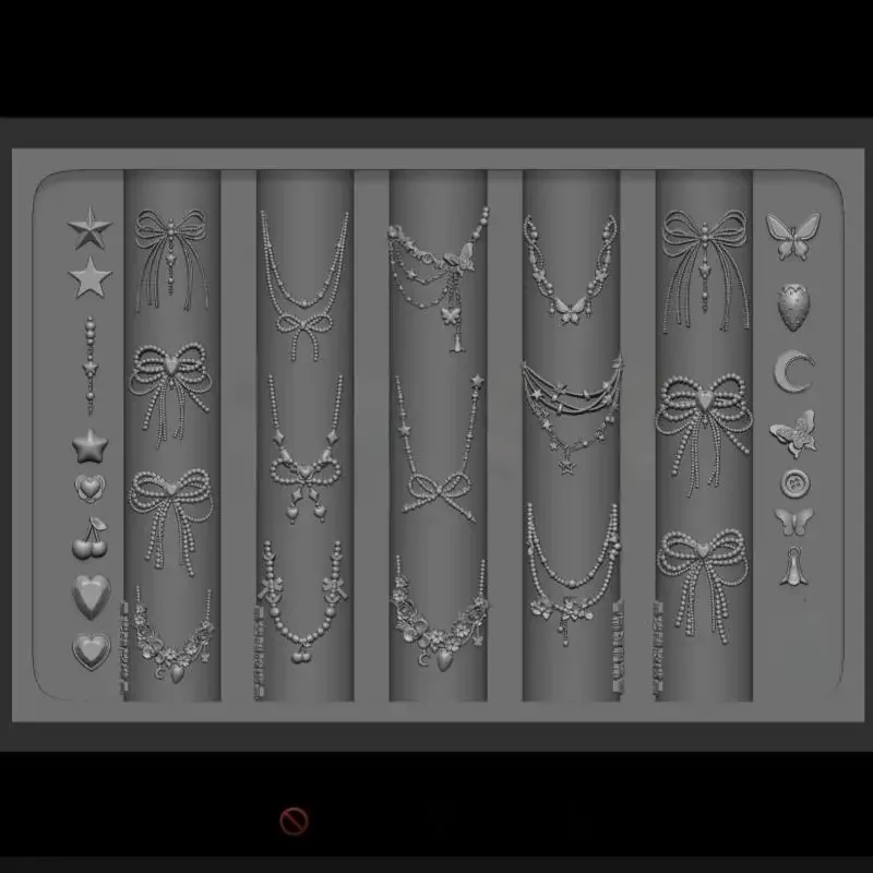 التنانين العظام ثلاثية الأبعاد سيليكون قالب الأظافر زهرة Bowknot ستار سلسلة الأظافر قوالب DIY بها بنفسك مسمار الفن الديكور مانيكير أدوات التصميم #4