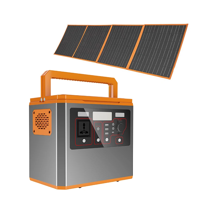 Dropshipping solar generators portable power station 1000w lifepo4 battery solar power bank fast charging power system