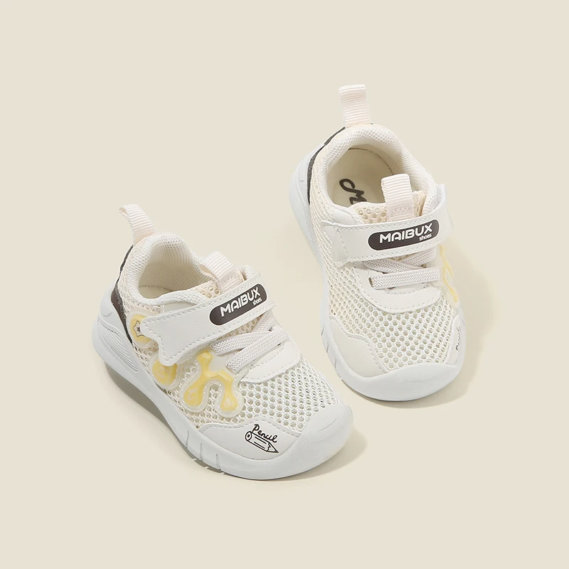 

Детская сетчатая обувь для обучения ходьбе; весенне-летняя повседневная сетчатая обувь для мальчиков; дышащая детская обувь для девочек