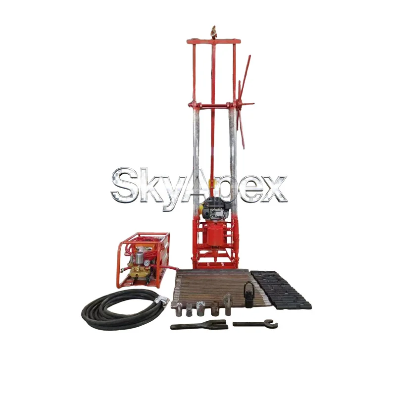 Portable sampling drilling rig small rock core exploration drilling machine with sensitive operation
