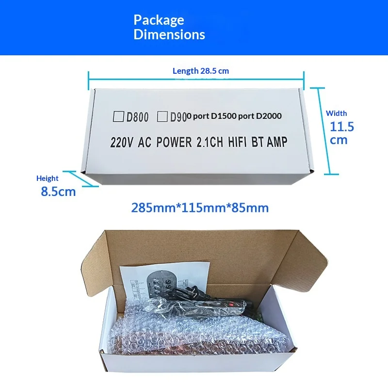 Picture 7: SZM D900B Power Amplifier Board Dual-channel Bluetooth Power Amplifier Motherboard Subwoofer High Power 200W Audio Amplifier