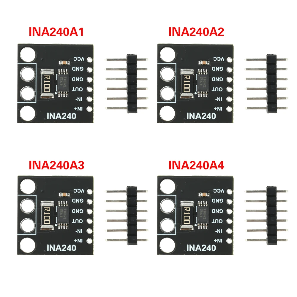 INA240 High-precision Bidirectional Current Detection Amplifier Current Monitoring Module -4V to 80V Wide Common Mode Voltage
