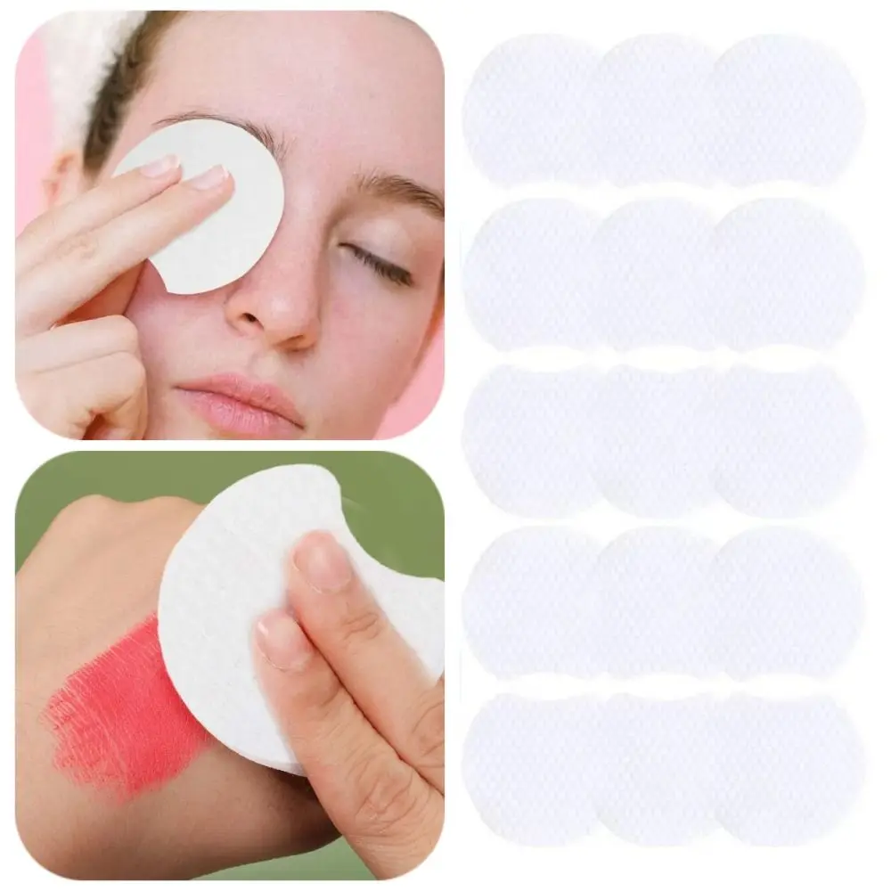 1200Pcs Soft Makeup Remover Pads Disposable Stretchable Facial Cleansing Pads Elasticity Missing Corner Design