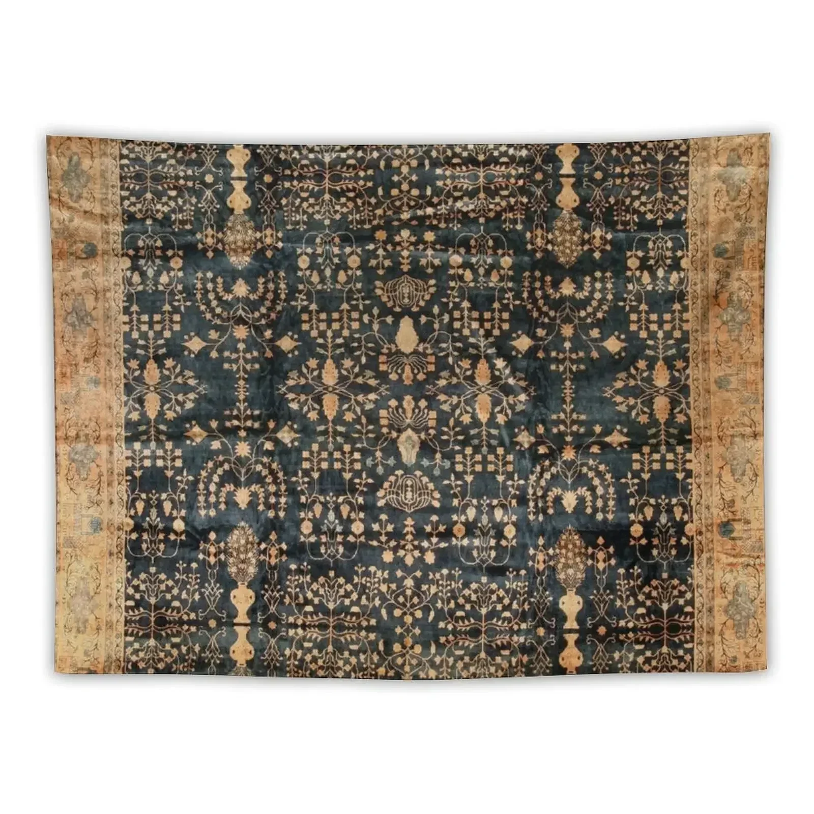 

Antique North Indian Rug Print Tapestry Wall Decoration Items Room Decor Tapestry