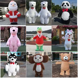 COSPLAY Polar Bear Mascot Inflatable Costume 2m/2.6m/3m Giant Plush Doll Cosplay Panda