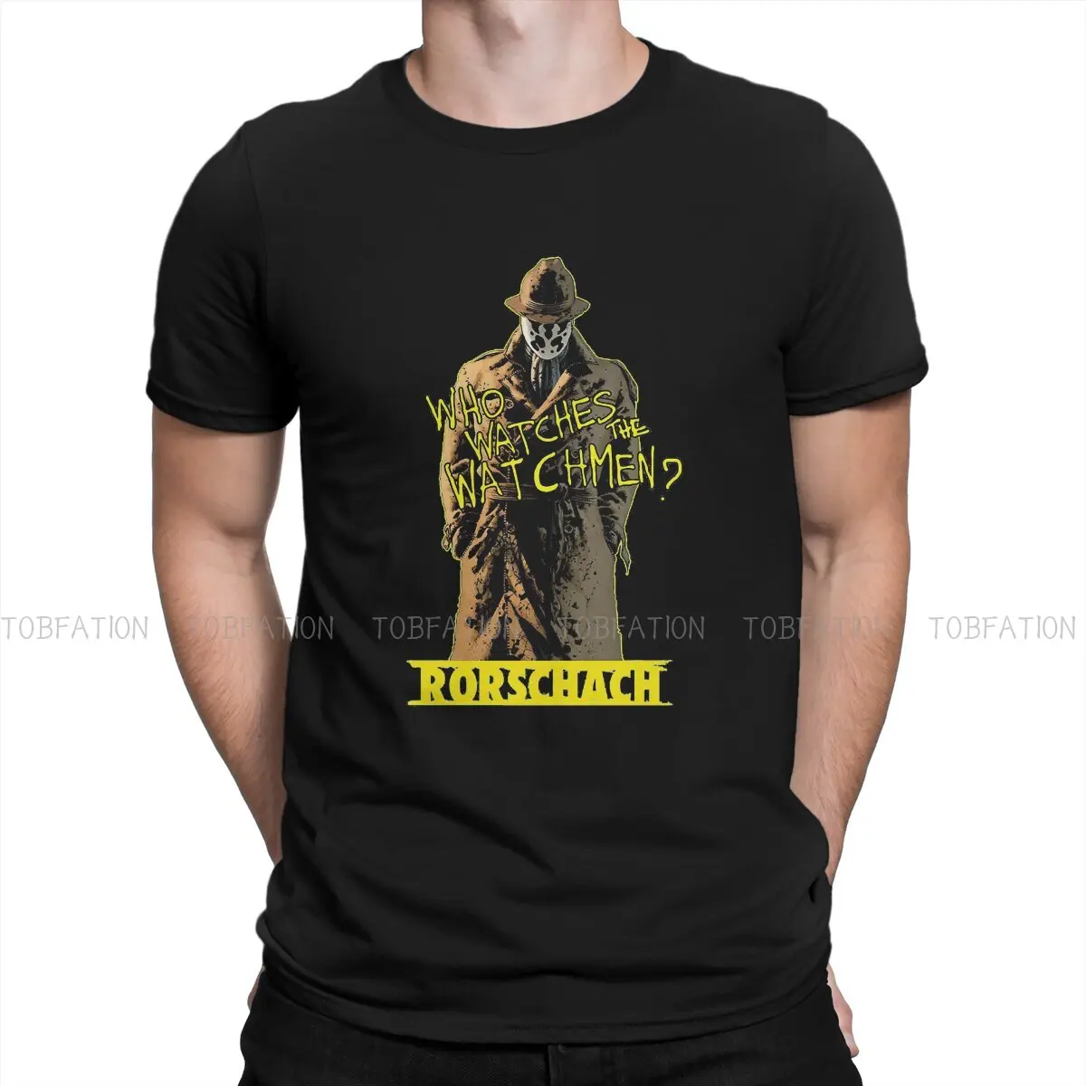 Classic  Style TShirt Watchmen Rorschach Walter Comfortable New Design Graphic  T Shirt Short Sleeve Ofertas