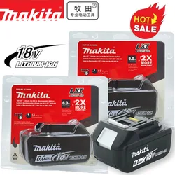 100% Genuine Makita 18V 6.0Ah Rechargeable Battery ,For Makita BL1830 BL1830B BL1840 BL1840B BL1850 BL1850B Power Tools Battery