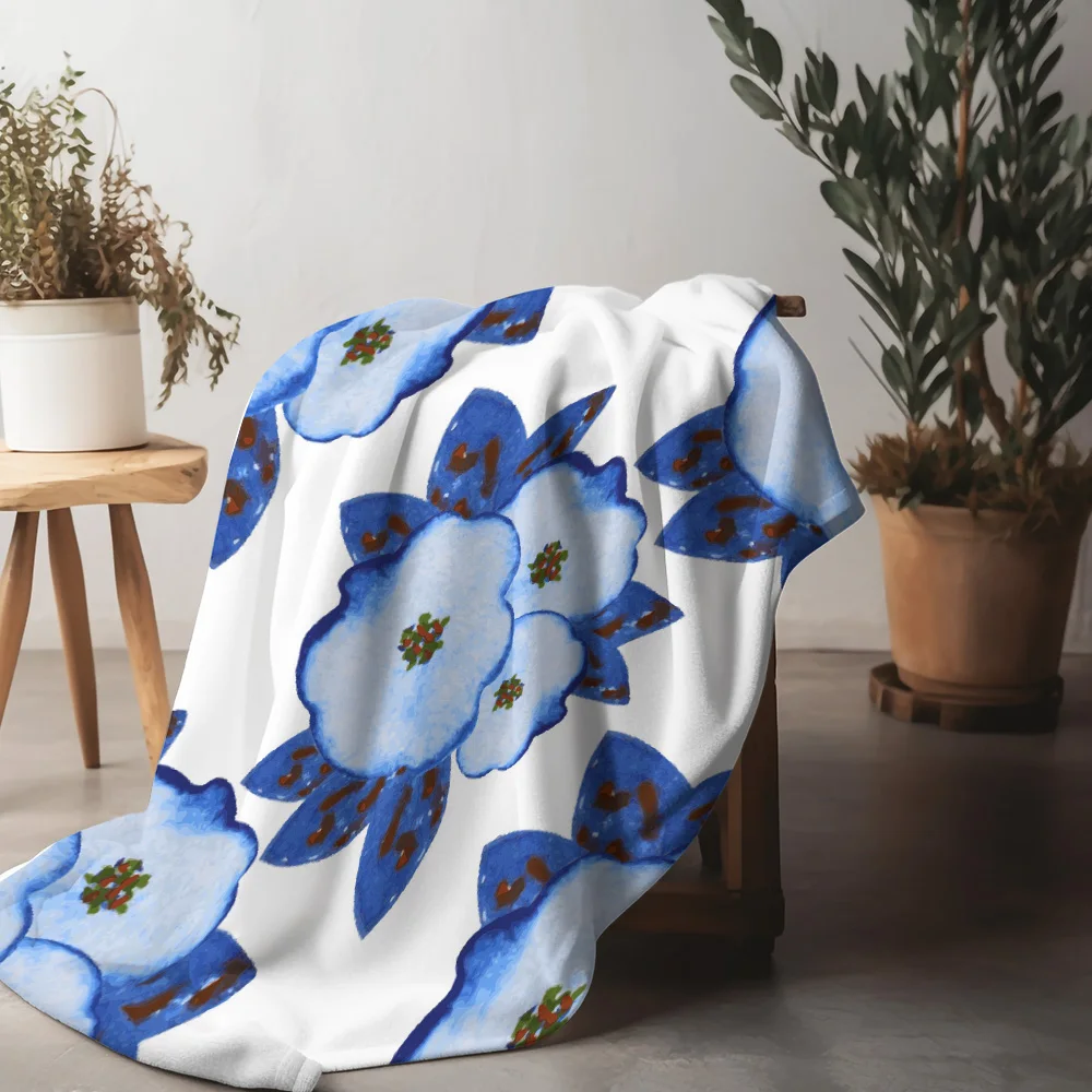 

Tu Soft Throw Blanket Cozy Flannel Fleece Warm Lightweight Home Decor Bedding Living Room Dorm Room Gift Idea Cute Patterned Thr