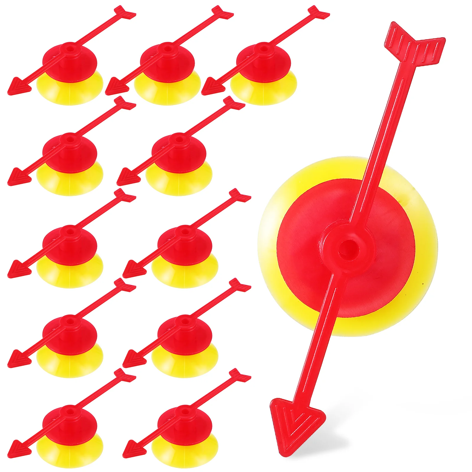 Papan Pointer putar plastik 25 buah, aksesori panah roda lotere, papan panah permainan hisap