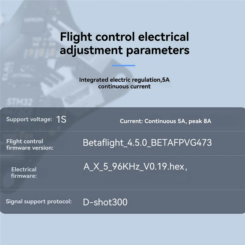 

ABZZ-Matrix 1S Brushless 5-In-1 Flight Controller AIO Brushless Flight Controller Integrated ESC Accessories