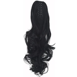 Topreety cabelo sintético resistente ao calor 140gr ondulado garra grampo em/em extensões de cabelo rabo de cavalo CP-666