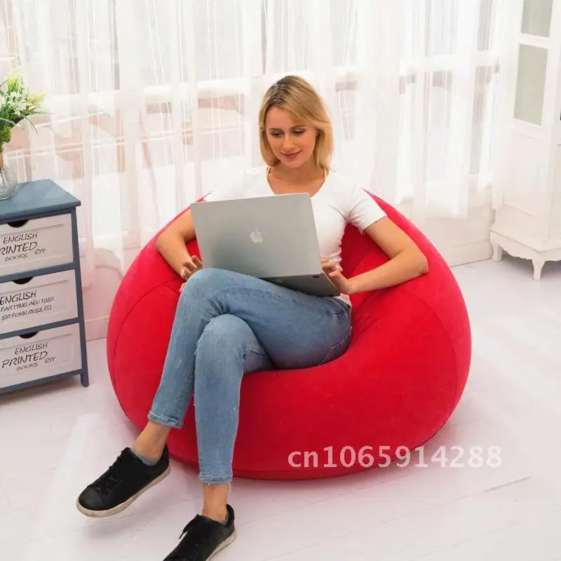 كبير كسول أريكة قابلة للنفخ المتسكع كراسي PVC مقعد الفول الأريكة غرفة العرض نفخة حقيبة المعيشة بوف حصير الأرائك #3