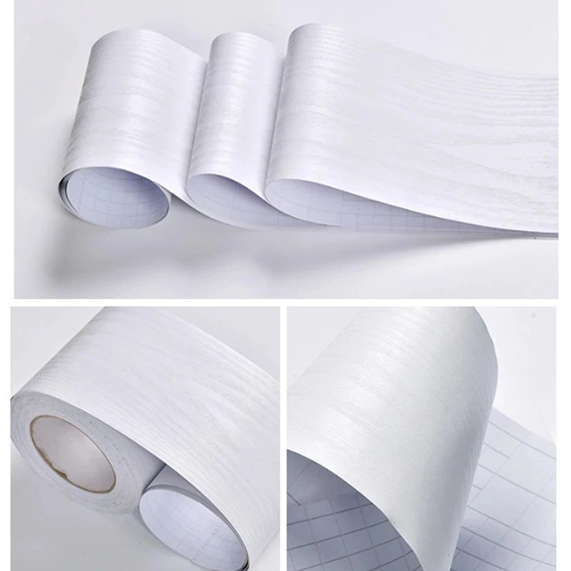 1pc 5m/inch Removable Wood Grain Sticker: Self-Adhesive Backing- Perfect for Door Frame Edges, Kicks, and Baseboards