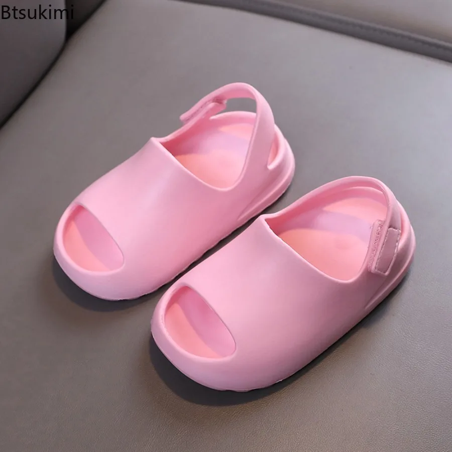 Children's Slippers Summer Wear Sandals Slippers Wholesale Soft Soles Breathable Comfortable Beach Shoes Hole Shoes Small Kids