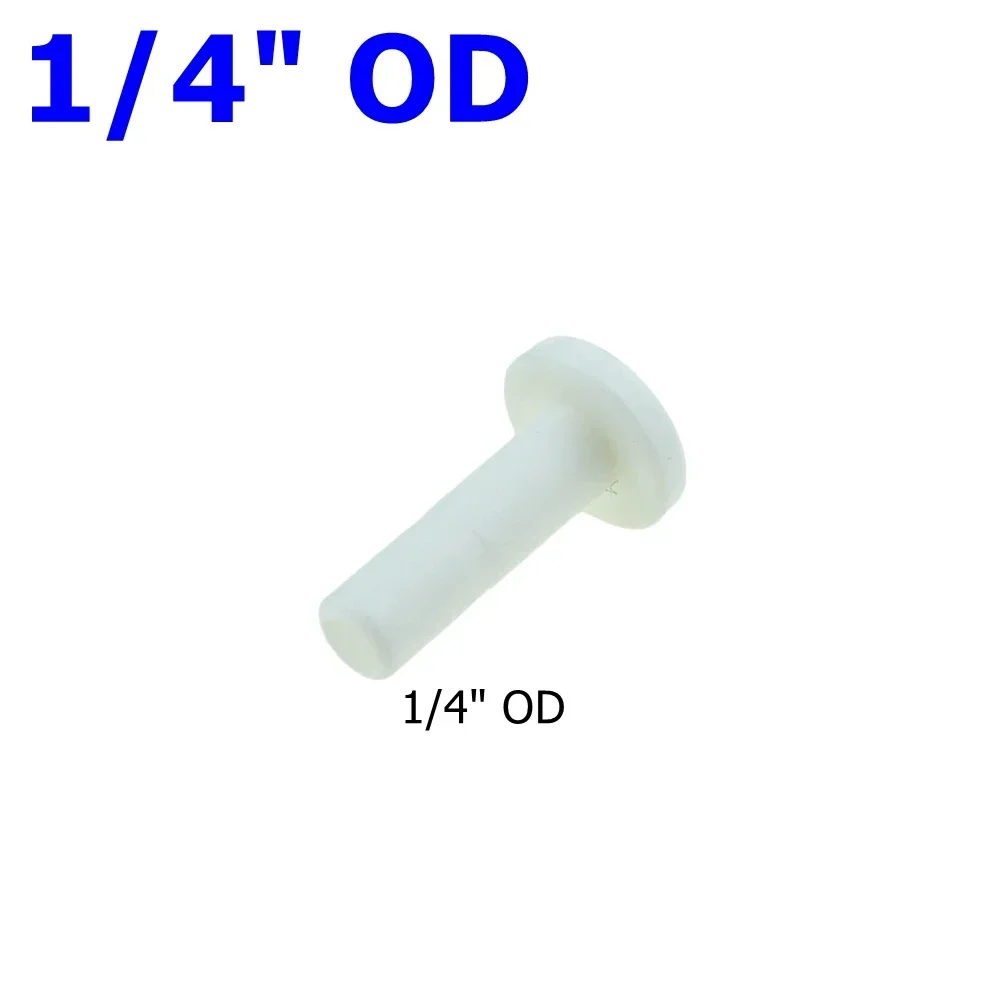 5PCS 1/4 3/8 OD End Plug Cap Seal Connection Quick Coupling RO Water Aquarium Plastic Joint Pipe Fitting Reverse Osmosis System
