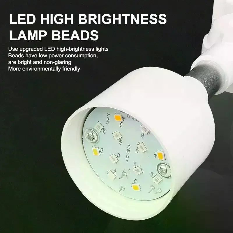 Three Color LED Warning Light Buzzer Alarm Foldable Machine Tool Signal Industrial