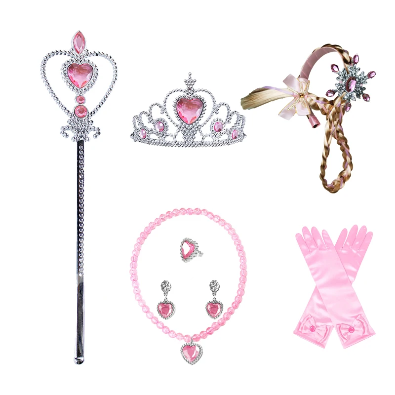 PESENAR Abiti da principessa per ragazze Costume da principessa illuminato per Halloween per vestiti da principessa per bambini di Natale