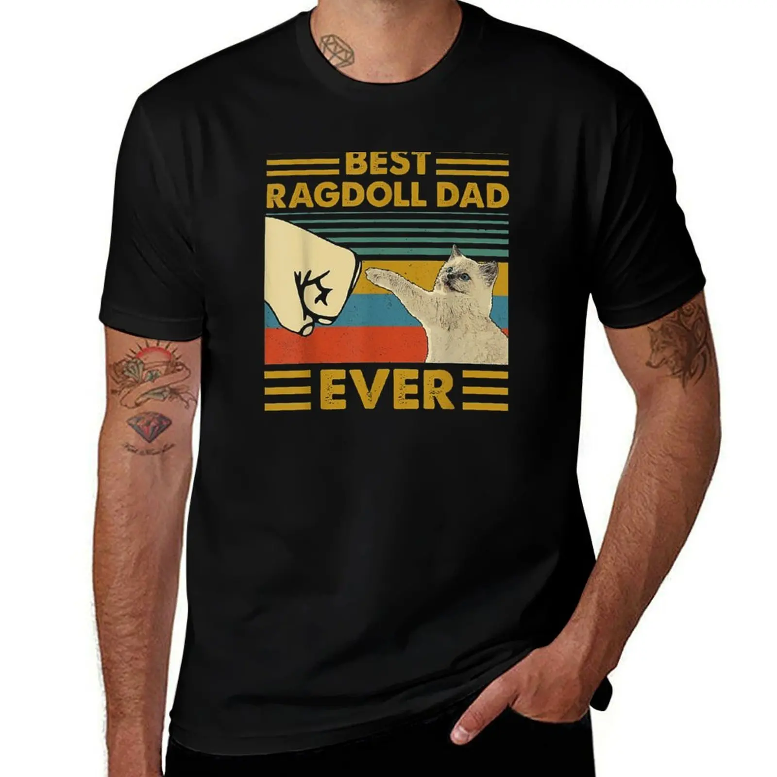 Ragdoll Cat T-Shirt Festive Simple T-Shirt