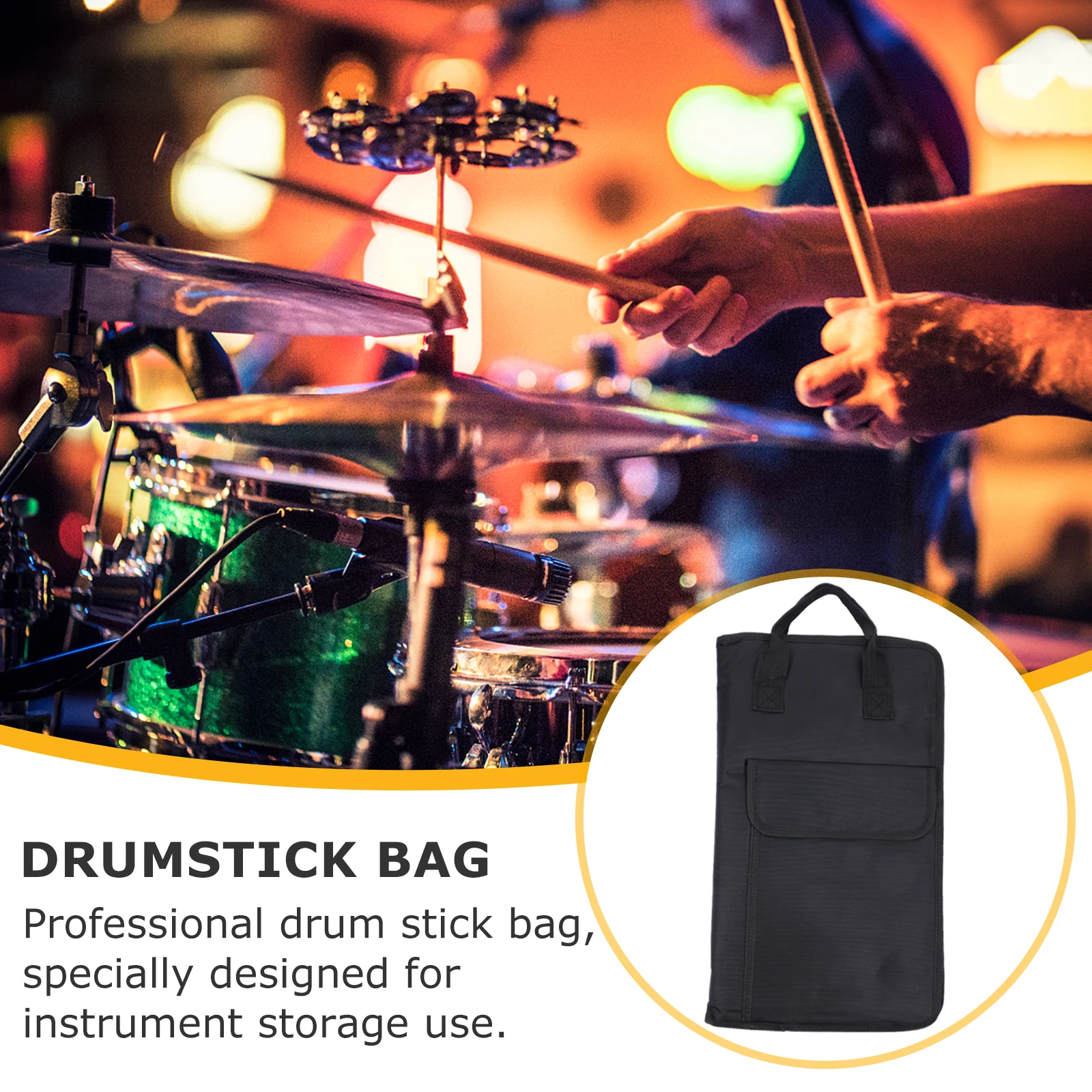 

Drumstick Bag Handbag Percussion Can Put Pouch Mallet Holder Oxford Cloth Container
