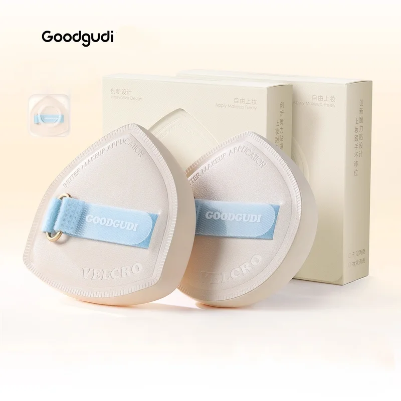 Strumento per il trucco dell'applicatore del cuscino d'aria ultra morbido del frullatore della spugna del fondotinta liquido Magic Sticky Puff, accessorio cosmetico senza lattice