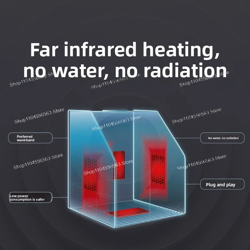 Household Portable Sweat Steaming Chamber Folding Light Sweat Chamber Commercial Light Wave Room Carbon Crystal Heating