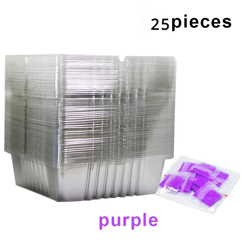 25pcs disposable ashtray Prevent ash and remove odor water soluble film smoke sand ointment an  vehicle mounted office household