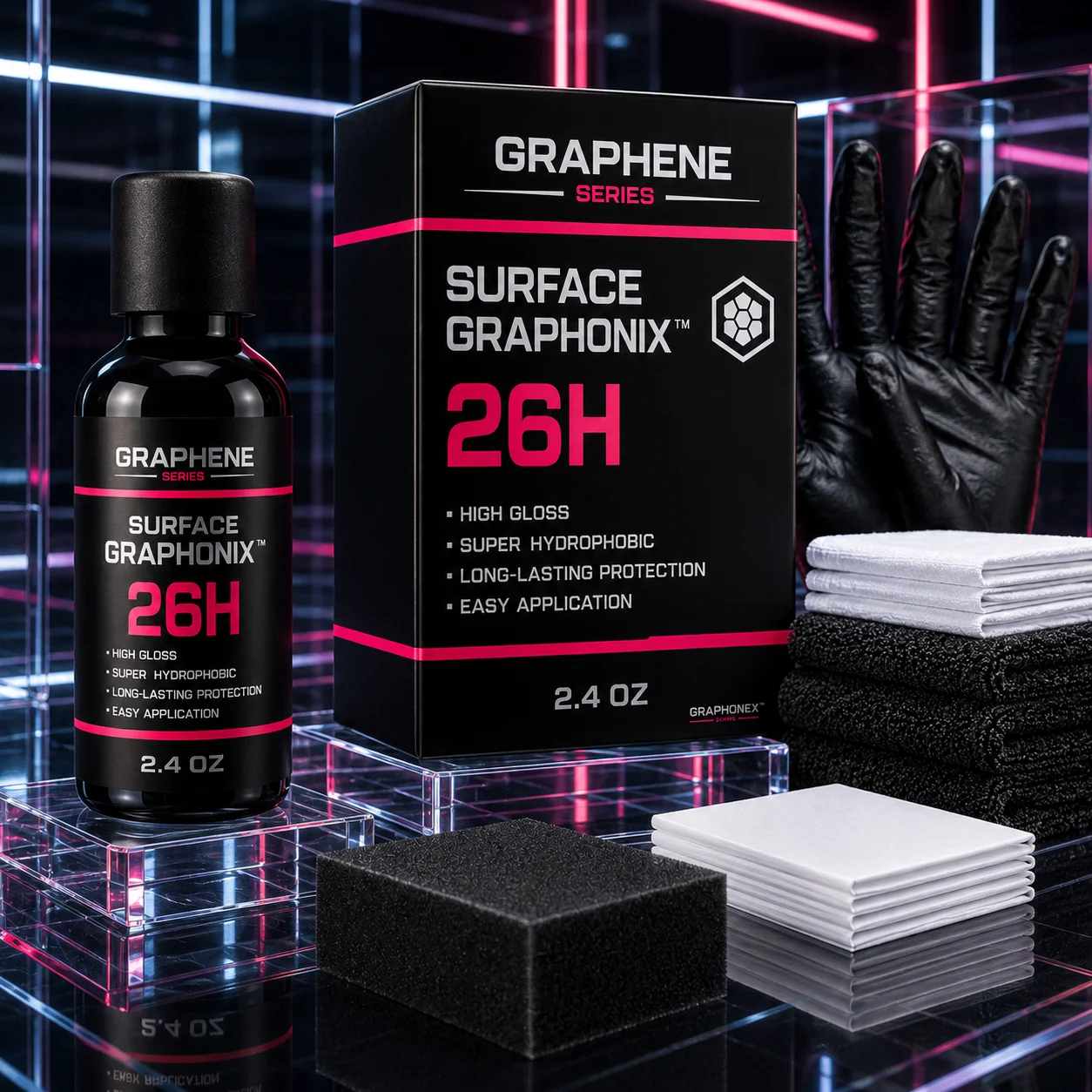

20H Advanced Graphene Ceramic Coating For Cars (70ML) Utlizes Uv Tracing Technology Ultra High Gloss Anti-Scratch For Car