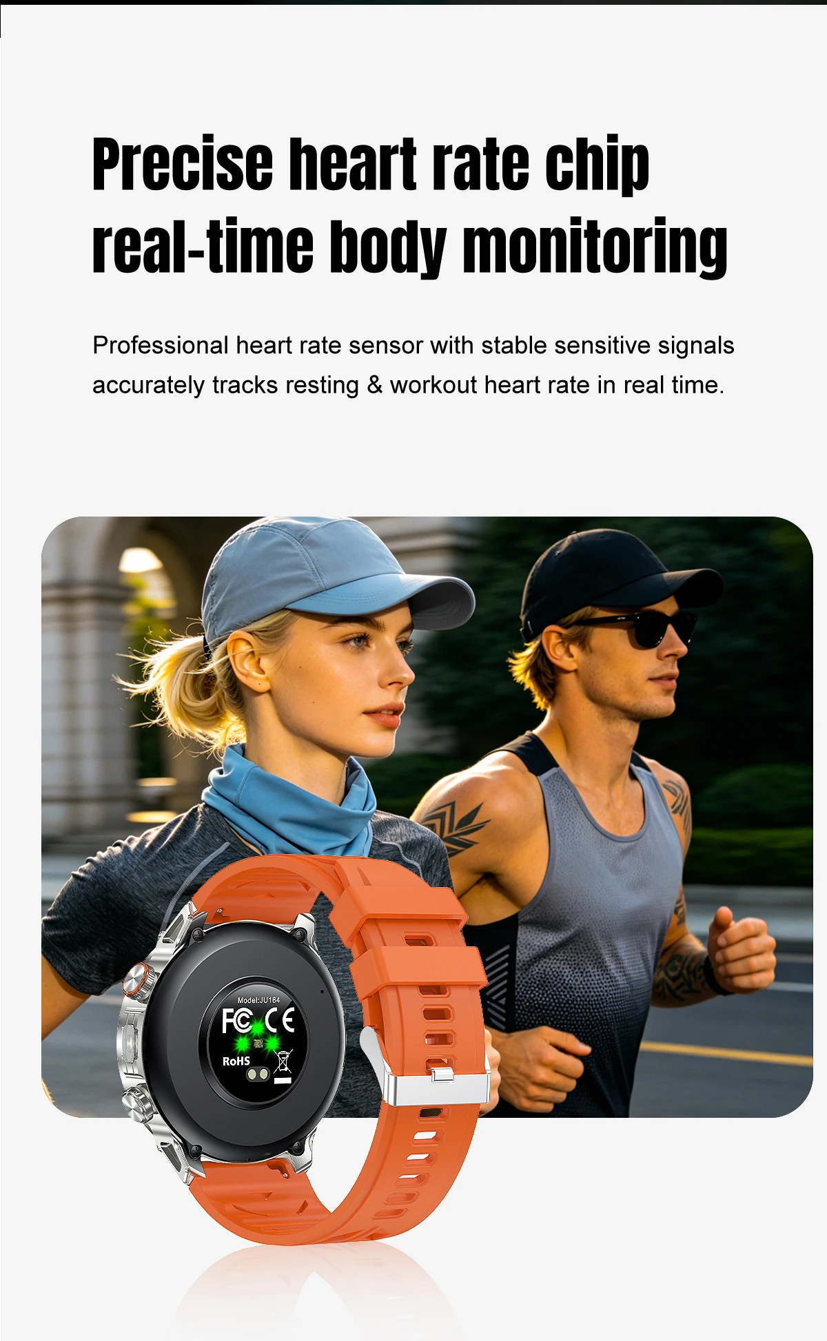 2026 neue 1400mAh Ultra-Langzeit-Standby-Smartwatch, speziell für Outdoor-Abenteuersportarten, drahtlose Kommunikation und Kompass entwickelt. – Detail 11