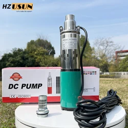 DC 12V 260W pompa a vite solare sommergibile pompa per pozzi profondi pompe per alesaggio in acciaio inossidabile 1 