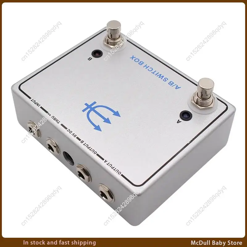 

ABJA-A/B SWITCH BOX Signal Switcher Pedal Channel Box For Two Amp Paths Guitar Effects Guitar Parts