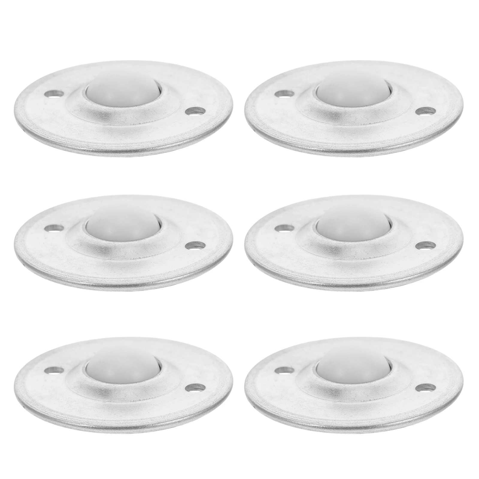

6pcs Stainless Steel Smooth Rotation Wheels UFO Type Carbon Steel Kitchen Appliances Furniture Mobility Precision Manufacturing