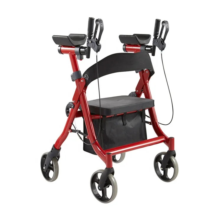 Hot Sale Professional faltbare Aluminium legierung verstellbare hohe und niedrige Rolla tor Walker für das Gesundheits wesen