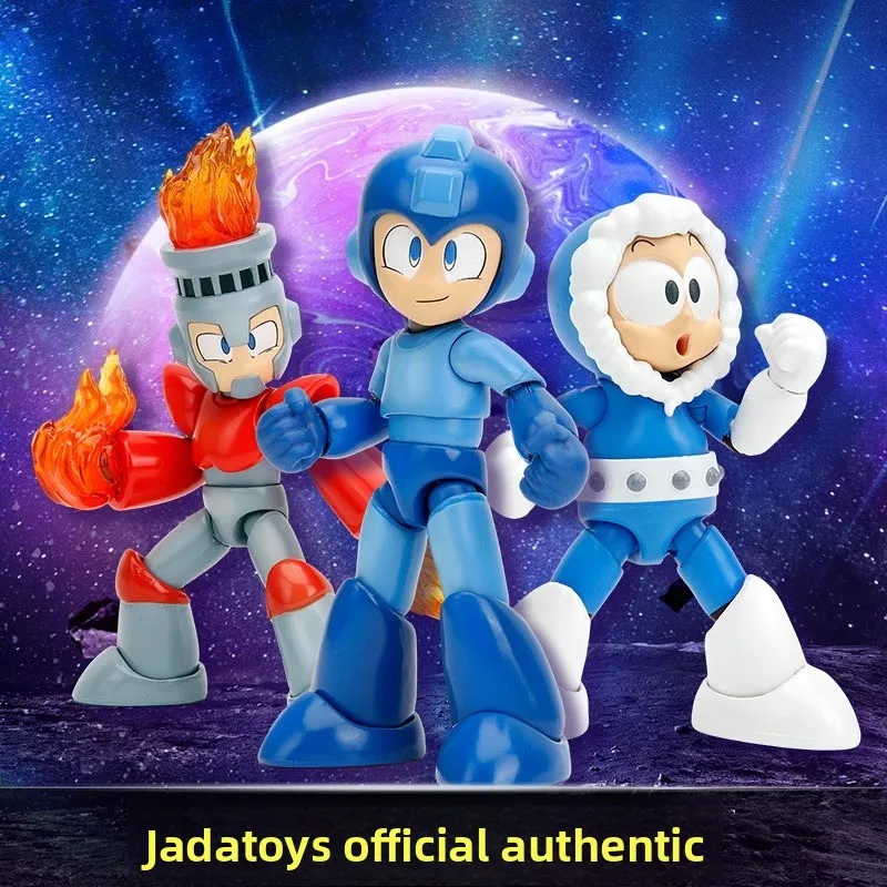 

Jada Toys 1/12 Garage Kit Action Figure Model Toys Collectible Toy Mega Man Rock Man Collectible Model for Children Gift