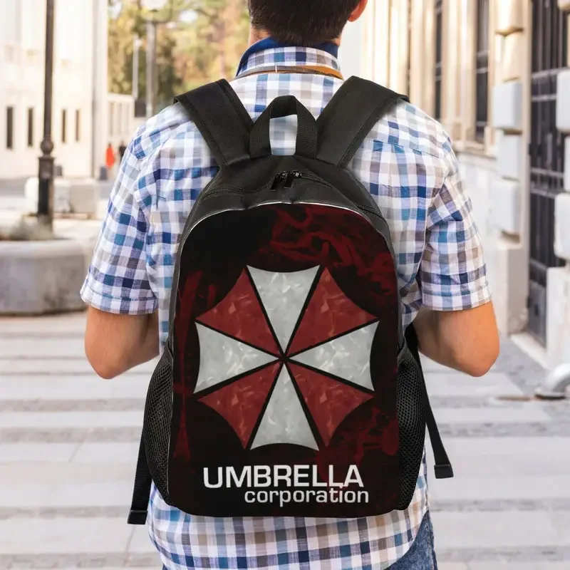 Niestandardowe plecaki Umbrella Corps Corporation dla chłopców dziewcząt Gra wideo Torby podróżne dla mężczyzn Bookbag Pasuje do 15-calowego laptopa