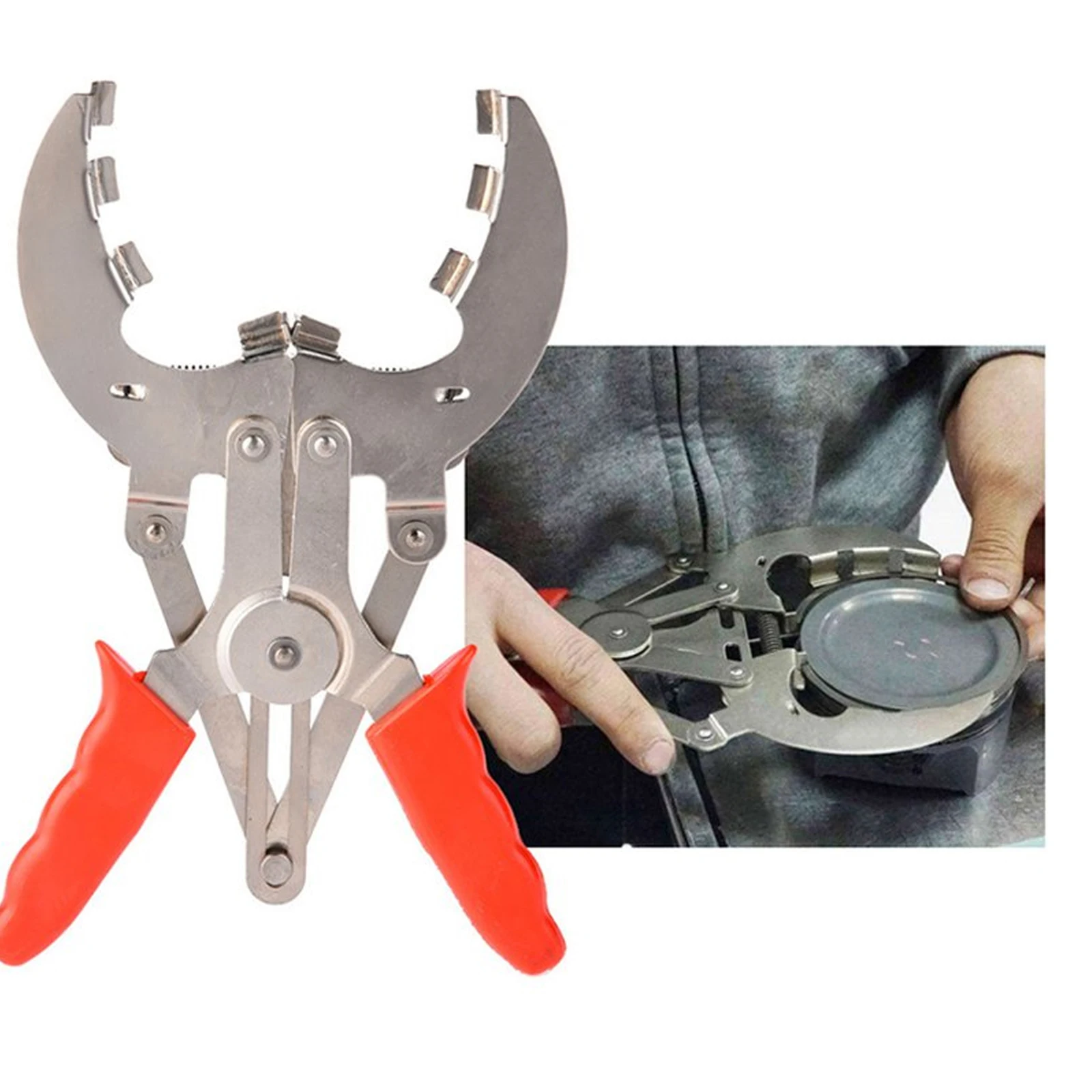 Auto Piston Ring Plier Clamp Metal Powerful Piston Ring Expander Adjustable Pistons Rremove Handheld Tools Carbon Steel